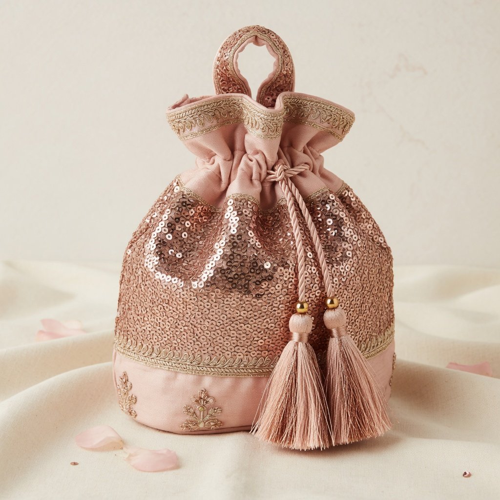 Rose gold potlee